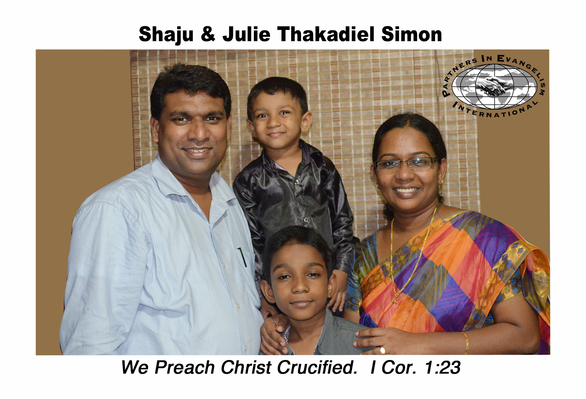Mission Update – Rev. Shaju Simon – Partners in Evangelism International Mission Update – Rev. Shaju Simon – Partners in Evangelism International